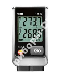 testo 175 T3 - 2х-канальный логгер данных температуры с разъемом для внешнего зонда (типа T и K)